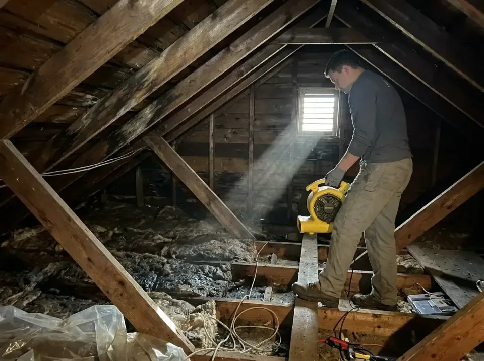 attic-water-damage-drying-proc-007 — frequently asked questions, Emergency Water Extraction & 24/7 Flood Response in Perryvi…